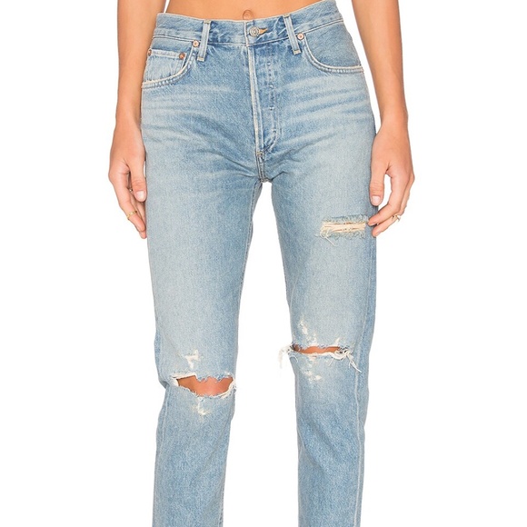 Agolde Jamie High Rise Classic in Dakota 25 - Picture 2 of 7